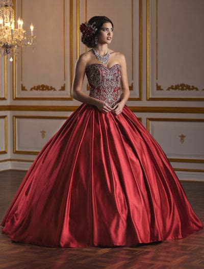 Strapless Satin Quinceanera Dress By Fiesta Gowns 56376 Abc Fashion