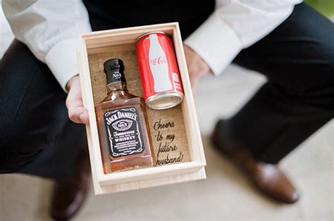 The other day my husband was still out on the lake and i was hot so i came in off the water. 20 Seriously Sweet Wedding Morning Gift Ideas for Grooms ...