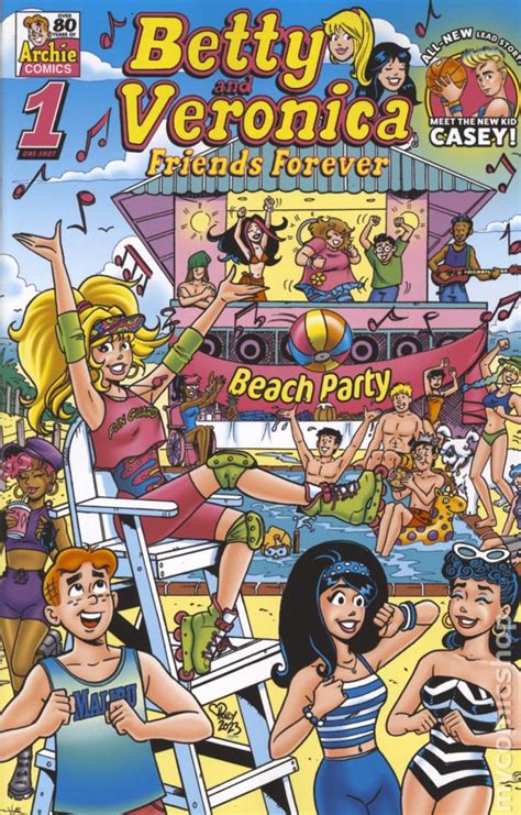 Betty And Veronica Friends Forever Beach Party 2023 Archie Comic Books
