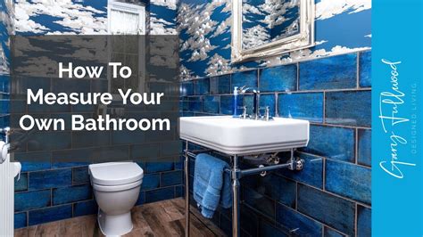 how to measure your own bathroom online tutorial youtube