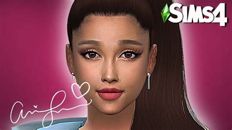 The Sims 4 Cas Ariana Grande Cc Links Download Pyongsims Youtube