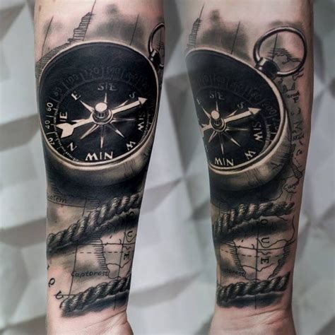 Compass Tattoo Designs With Meaning Nautical Compass