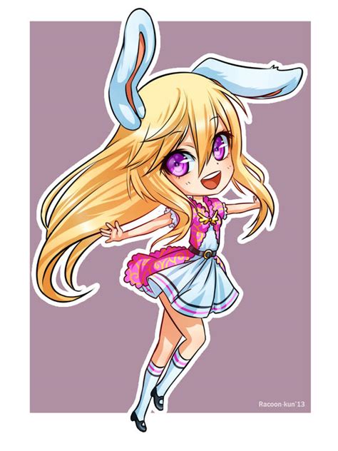 Chibi Rabbitgirl By Racoonkun On Deviantart