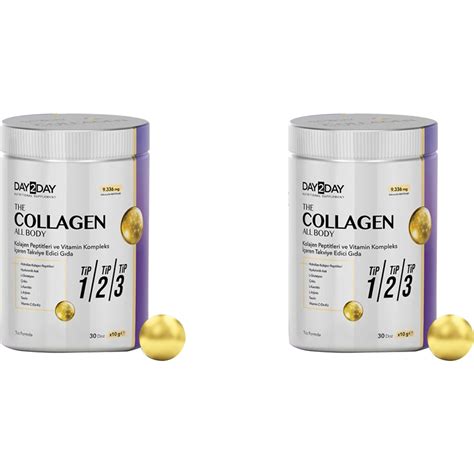 Day2day Collagen All Body Tip 1 2 3 300 Gr 2 Kutu Fiyatı