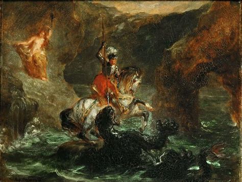 Perseus Freeing Andromeda 1847 Creator Delacroix