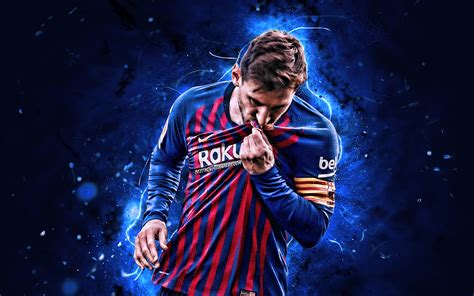 Download Wallpapers Lionel Messi 2019 Football Stars