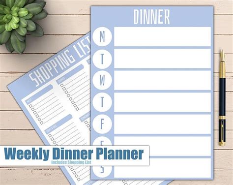 21 Day Diet Meal Plan Food List Shopping List Printable Etsy Weekly