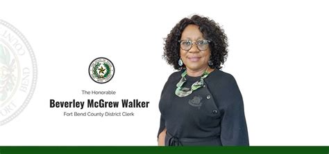 About The District Clerk Fort Bend County