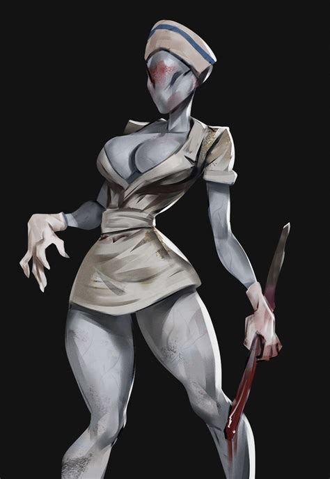 Silent Hill Nurse Sketch By Johnfoxart On Newgrounds