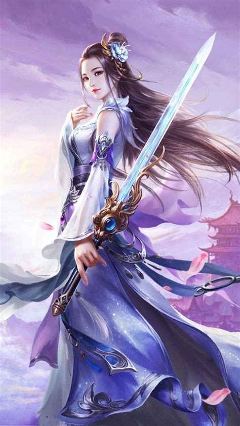 Pin By Ritab3 🌸 On Mỹ Nhân Chinese Art Girl Fantasy Girl Warrior Girl