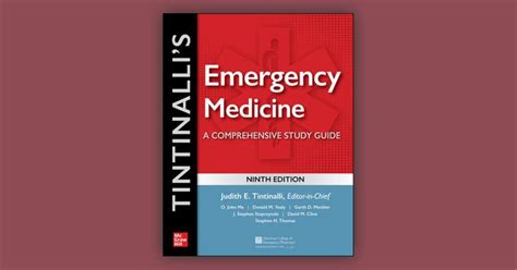 Tintinalli S Emergency Medicine A Comprehensive Study Guide 9th