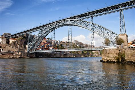 Dom Luis I Bridge Over Douro River In Porto Photograph By Artur Bogacki