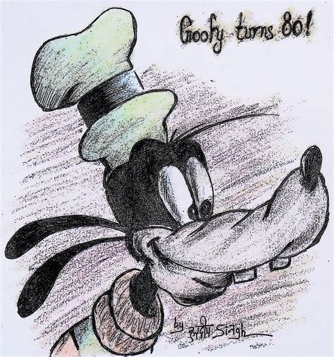 Goofy Walt Disneys Cartoon Character Turns 80 ~ Legends