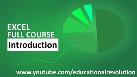 Microsoft Excel Introduction Full Course Lecture 1 Youtube