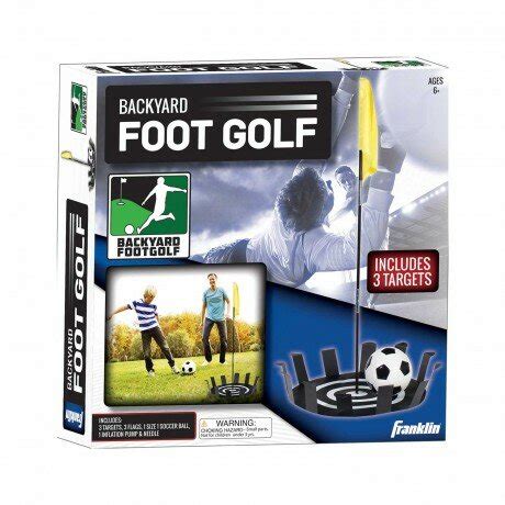 The balls are wiffleballs that are often covered with electrical, duct, or masking tape. Franklin Sports Backyard Foot Golf Set | Wayfair