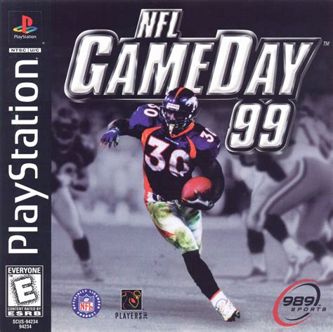 Nfl Gameday 99 1998 Playstation Box Cover Art Mobygames