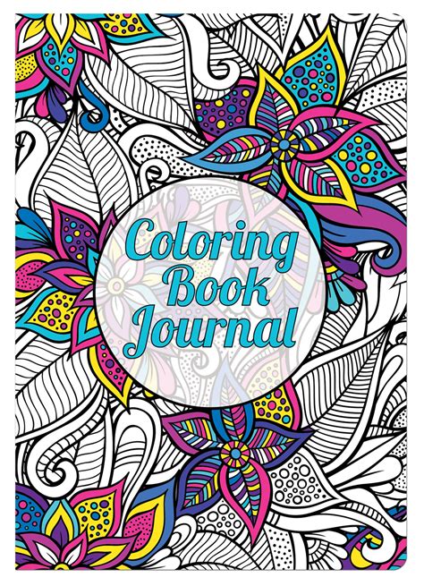 Coloring Book Journal Kids And Adult Coloring Pages