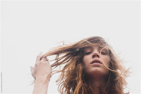 Pretty Girl With Messy Hair By Stocksy Contributor Lauren Lee Stocksy