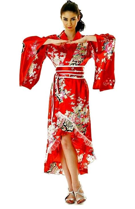 Red Kimono Dress Long Kimono Kimono Online