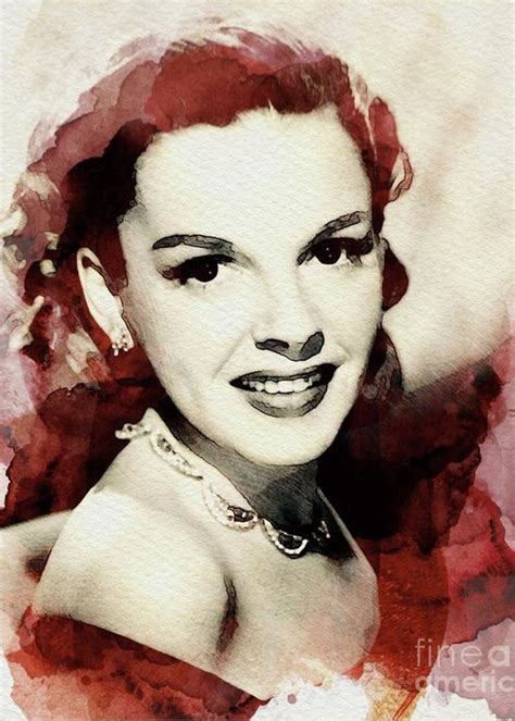 judy garland vintage actress greeting card by esoterica art agency