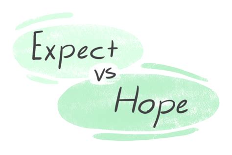 expect vs hope in english langeek