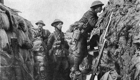 Allied Soldiers Inside Their Trenches Note The Extremely Cramped