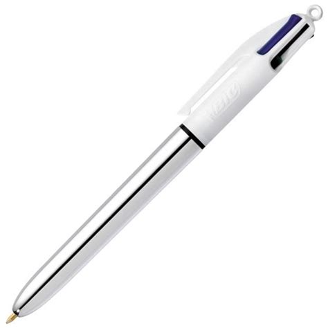 Bic 4 Colour Shine Metallic Barrel Ballpoint Pen Medium Officemax Nz