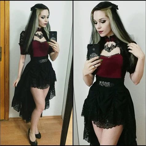 Beautiful Goth Look Gothicwoman Fashion Gothic Outfits Gothic Fashion