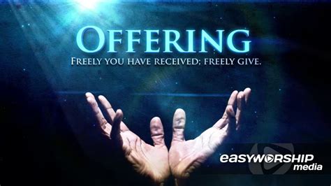 Offering Hands Giving Loop By Motion Worship Easyworship