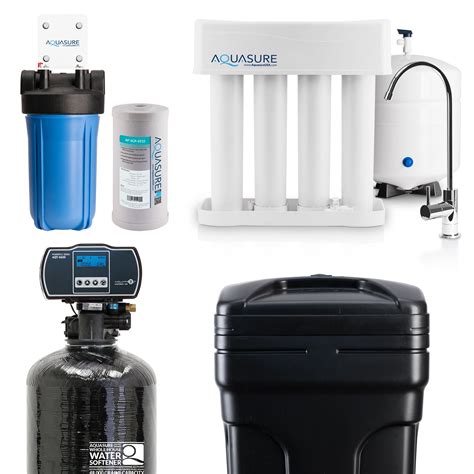 Aquasure Whole House Filtration with 48,000 Grains Water Softener ...