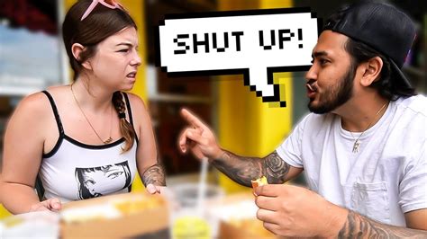 telling my girlfriend to shut up bad idea youtube