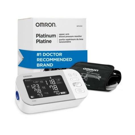 Omron Bp5450 Platinum Wireless Upper Arm Blood Pressure Monitor For