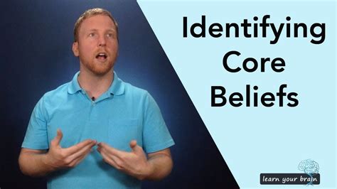 Identifying Core Beliefs Youtube