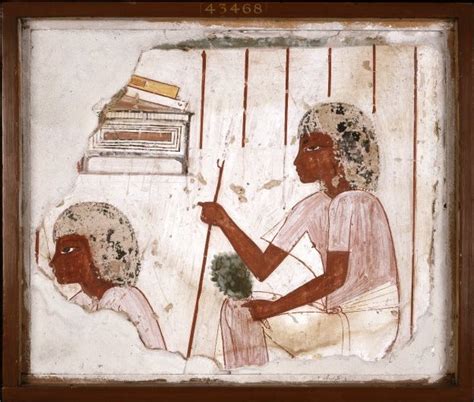 Egyptian Scribes Illustration Ancient History Encyclopedia