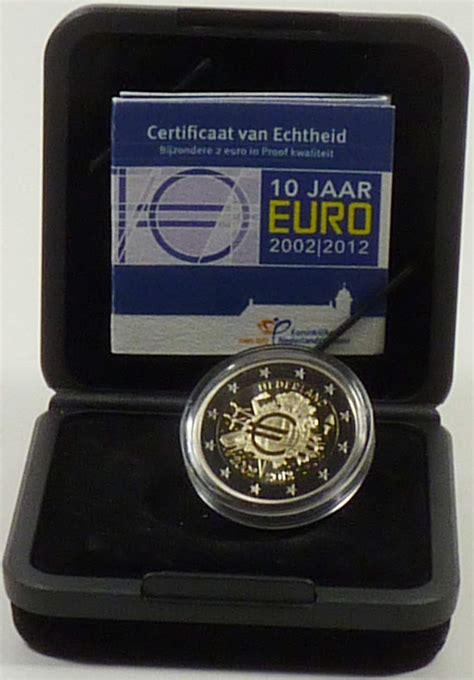 2 Euro Münzen Niederlande 2012 Bargeld