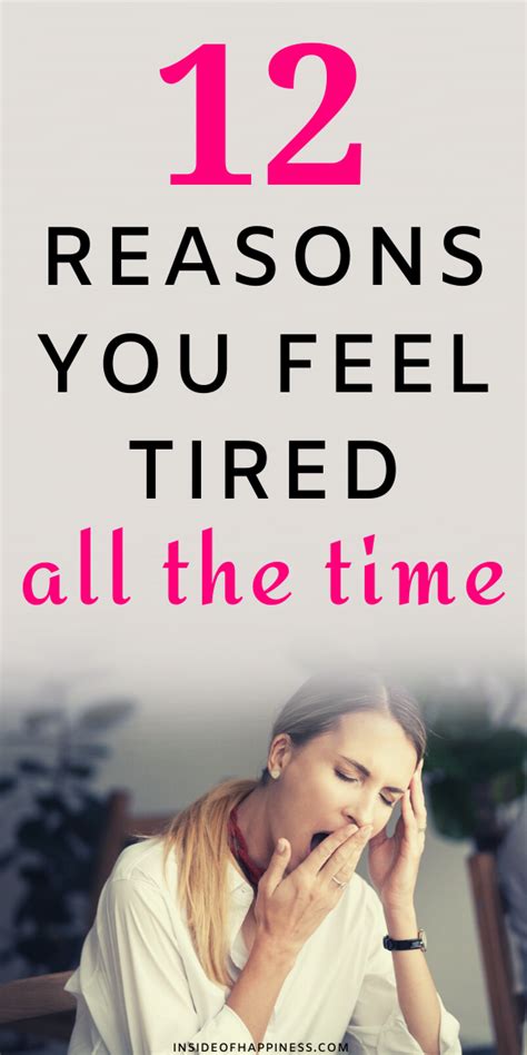 12 Reasons Why You Feel Tired All The Time And How To Fix It Feel