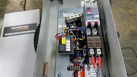 An automatic transfer switch automatically swaps to a back up power supply when the electricity to the home is not functioning correctly. Generac automatic transfer switch explained, demo - YouTube