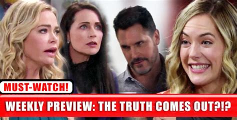 The Bold And The Beautiful Spoilers Weekly Preview April 8 12 2019