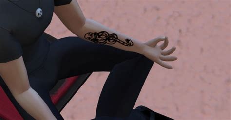 Mod The Sims Dark Mark Tattoo By Armilus • Sims 4 Downloads