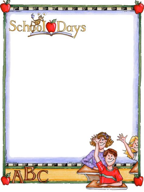 Back To School Bulletin Board Writing Paper Templates Ppt Garden