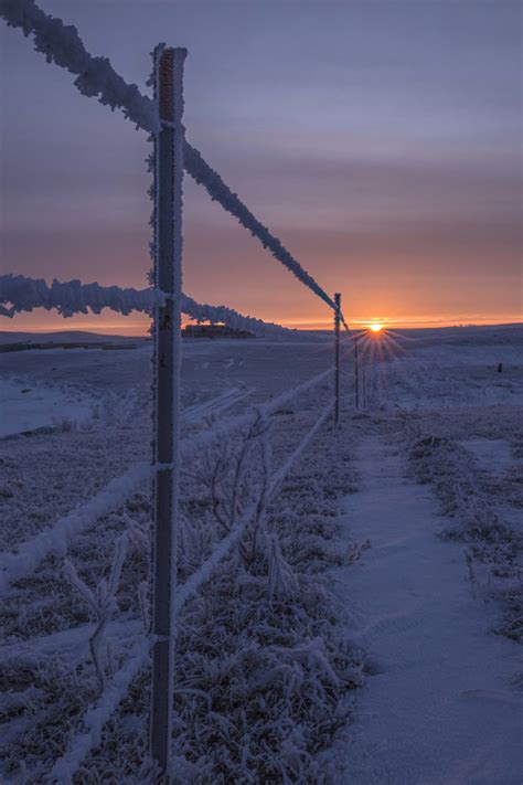 Beautiful Frosty Sunrise Skyspy Photos Images Video