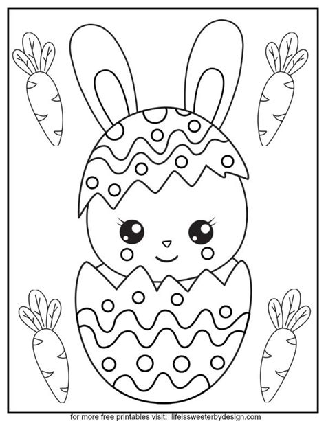 Free Color Pages For Easter Bunny Coloring Pages Easter Coloring