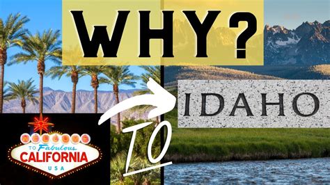 California To Idaho Why Are Californians Moving To Idaho Ca Vs Id