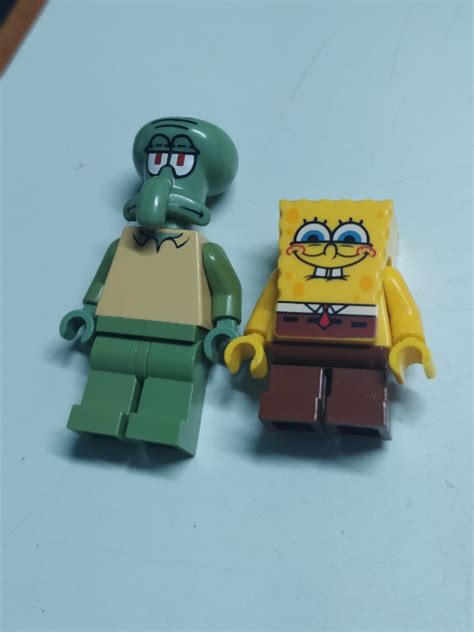 Lego Spongebob Squidward Minifigure 興趣及遊戲 玩具 And 遊戲類 Carousell