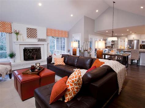 Modern Tan Leather Sofa Living Room Ideas - Light Tan Leather Couch Living Room