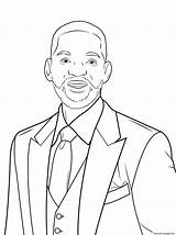 Smith Coloring Celebrity Printable Drawing Template sketch template