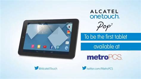 pop 7 first tablet at metropcs youtube