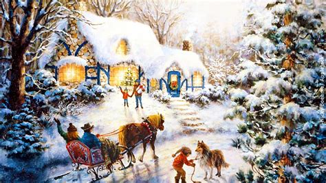 3d Christmas Cottage Screensaver Youtube Dog Breeds Picture