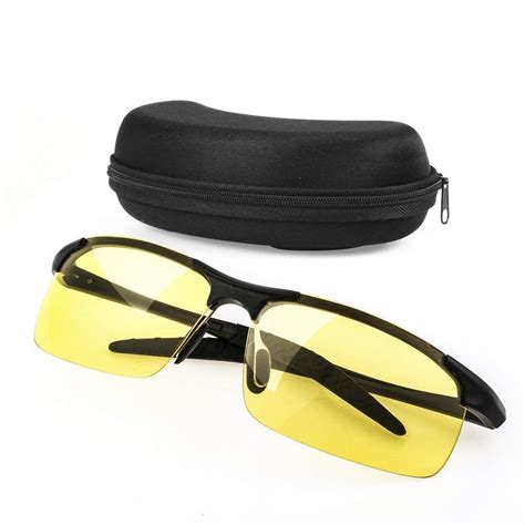 anti glare night driving sunglasses hd safety sight night vision glasses for outdoor activity