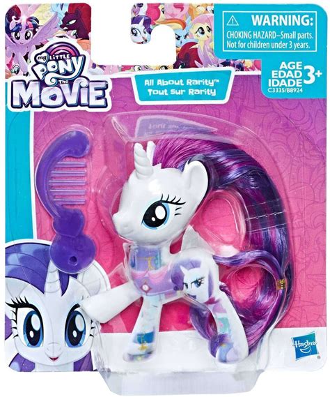 Buy My Little Pony All About Rarity 3 Mini Figure At Mighty Ape Nz